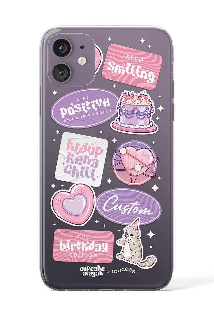 Midnight - KLEARLUX™ Limited Edition Cupcake Aisyah x Loucase 3.0 Phone Case | LOUCASE