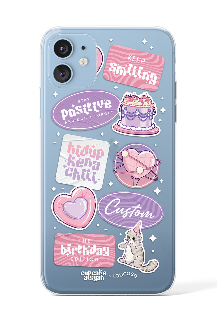 Midnight - KLEARLUX™ Limited Edition Cupcake Aisyah x Loucase 3.0 Phone Case | LOUCASE