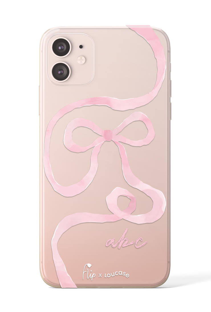 Bow Blush - KLEARLUX™ Limited Edition Flip x Loucase Phone Case | LOUCASE