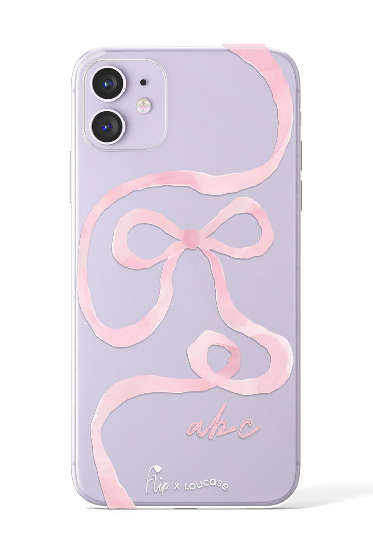 Bow Blush - KLEARLUX™ Limited Edition Flip x Loucase Phone Case | LOUCASE