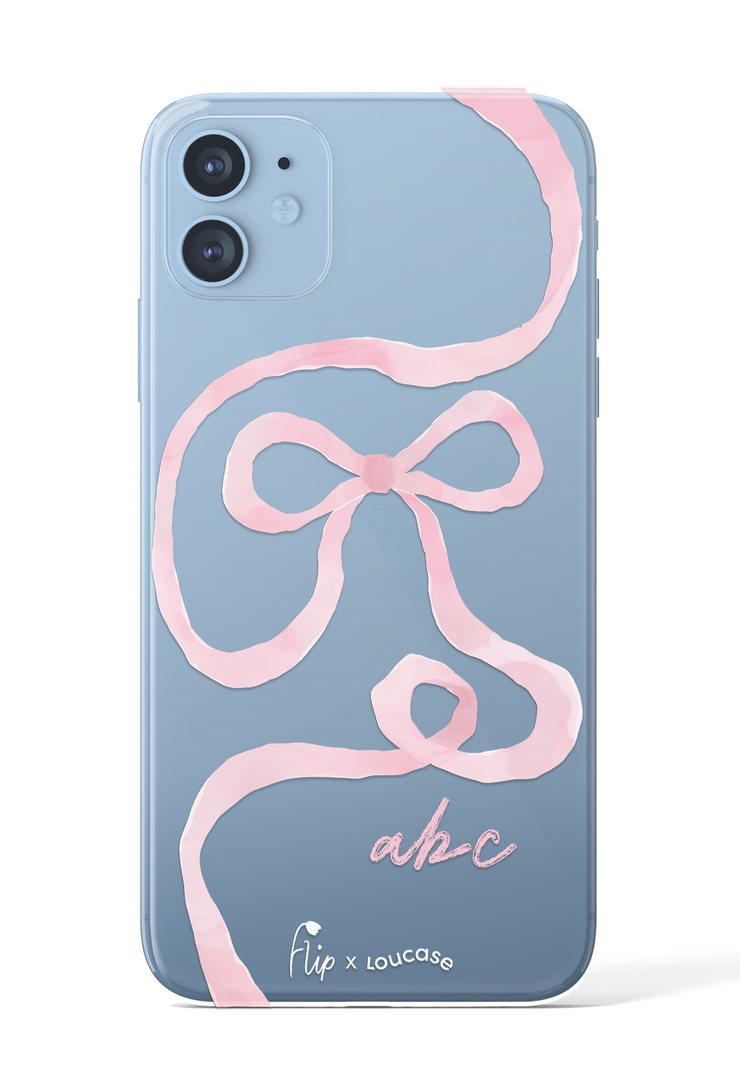 Bow Blush - KLEARLUX™ Limited Edition Flip x Loucase Phone Case | LOUCASE