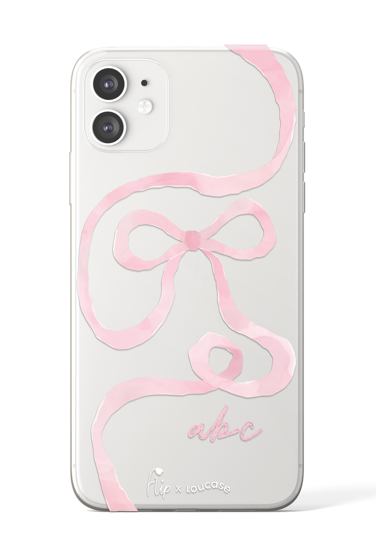 Bow Blush - KLEARLUX™ Limited Edition Flip x Loucase Phone Case | LOUCASE