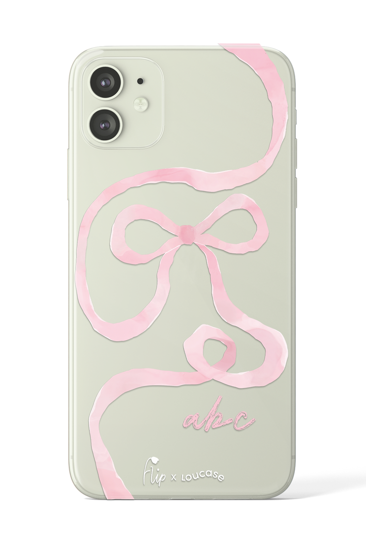 Bow Blush - KLEARLUX™ Limited Edition Flip x Loucase Phone Case | LOUCASE