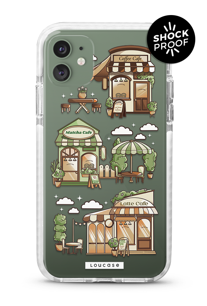 Cafe Hopping - PROTECH™ Special Edition Café Soireé Collection Phone Case | LOUCASE