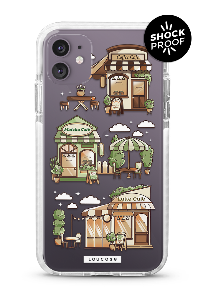 Cafe Hopping - PROTECH™ Special Edition Café Soireé Collection Phone Case | LOUCASE