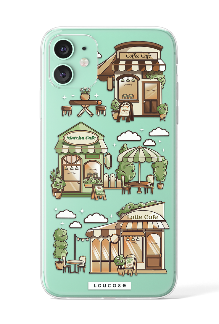 Cafe Hopping - KLEARLUX™ Special Edition Café Soireé Collection Phone Case | LOUCASE