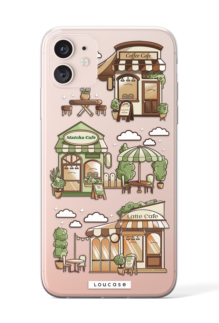 Cafe Hopping - KLEARLUX™ Special Edition Café Soireé Collection Phone Case | LOUCASE