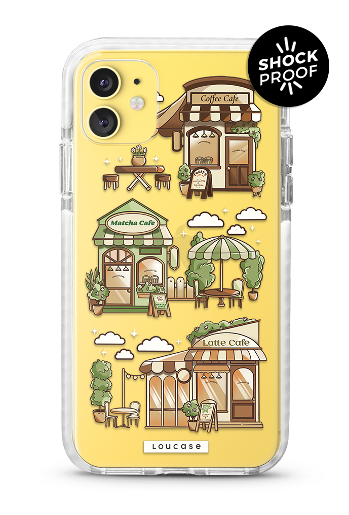 Cafe Hopping - PROTECH™ Special Edition Café Soireé Collection Phone Case | LOUCASE