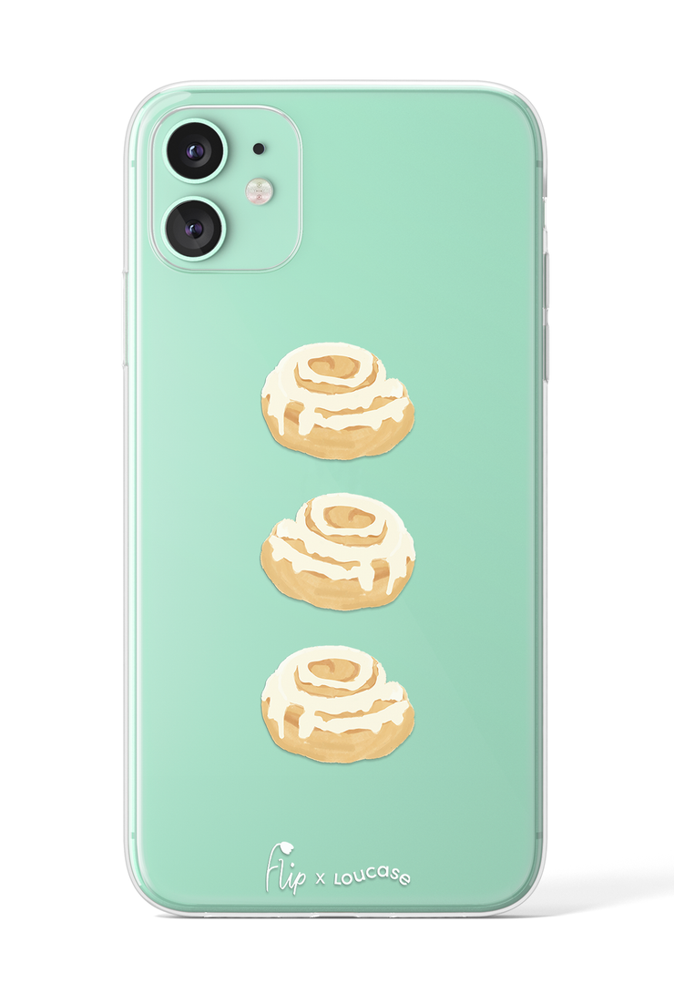 Cinnamon Swirl - KLEARLUX™ Limited Edition Flip x Loucase Phone Case | LOUCASE