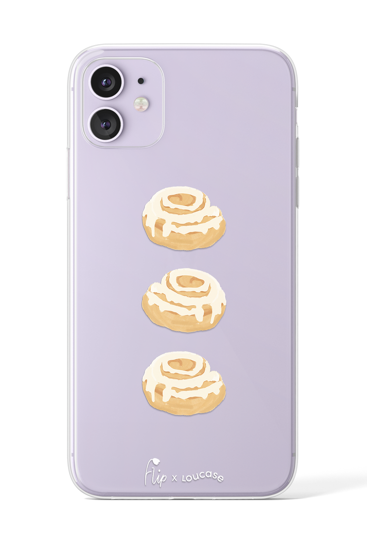 Cinnamon Swirl - KLEARLUX™ Limited Edition Flip x Loucase Phone Case | LOUCASE