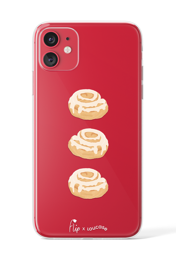 Cinnamon Swirl - KLEARLUX™ Limited Edition Flip x Loucase Phone Case | LOUCASE