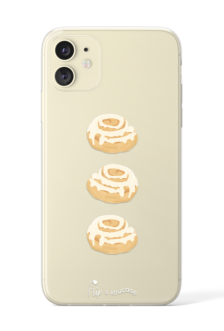 Cinnamon Swirl - KLEARLUX™ Limited Edition Flip x Loucase Phone Case | LOUCASE