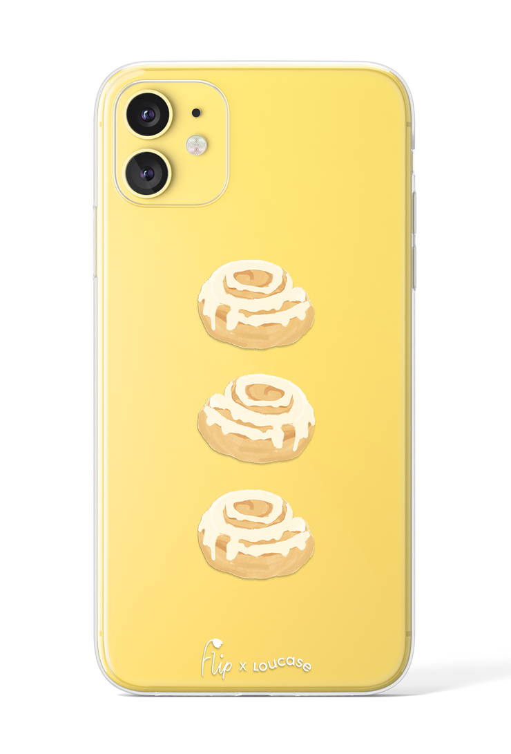 Cinnamon Swirl - KLEARLUX™ Limited Edition Flip x Loucase Phone Case | LOUCASE