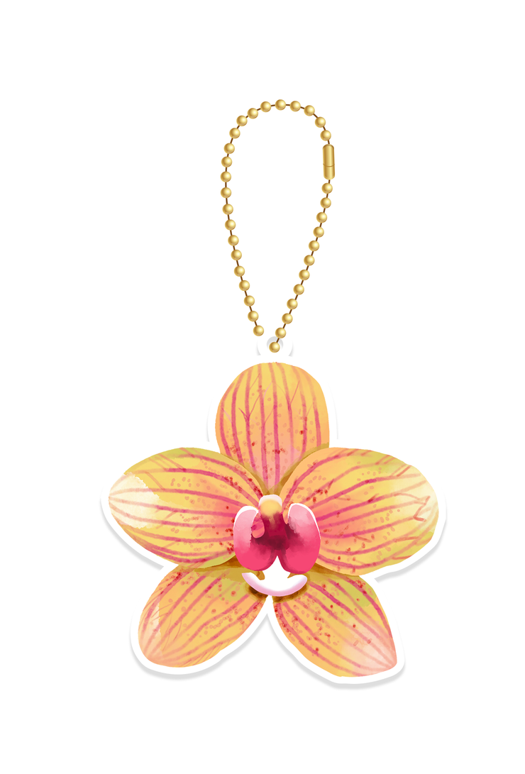 Citrus Orchid - CHARMUP™ Special Edition Orkedia Collection Phone Strap | LOUCASE