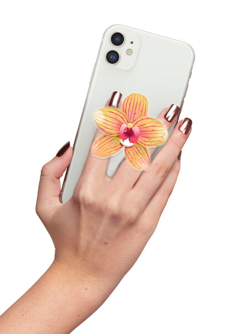 Citrus Orchid - GRIPUP™ Special Edition Orkedia Collection Phone Grip | LOUCASE