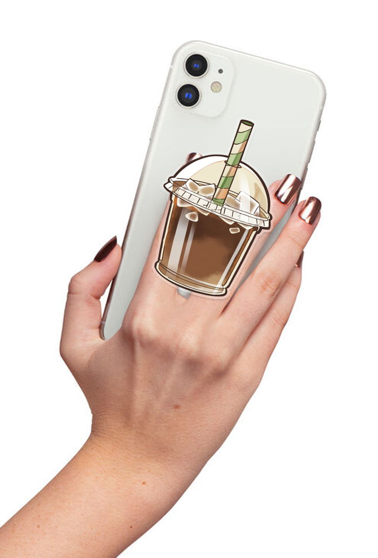 Coffee Sip - GRIPUP™ Special Edition Café Soireé Collection Phone Grip | LOUCASE