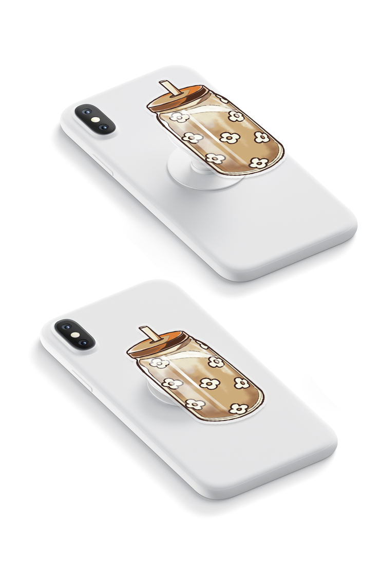 Cream Sip - GRIPUP™ Special Edition Café Soireé Collection Phone Grip | LOUCASE