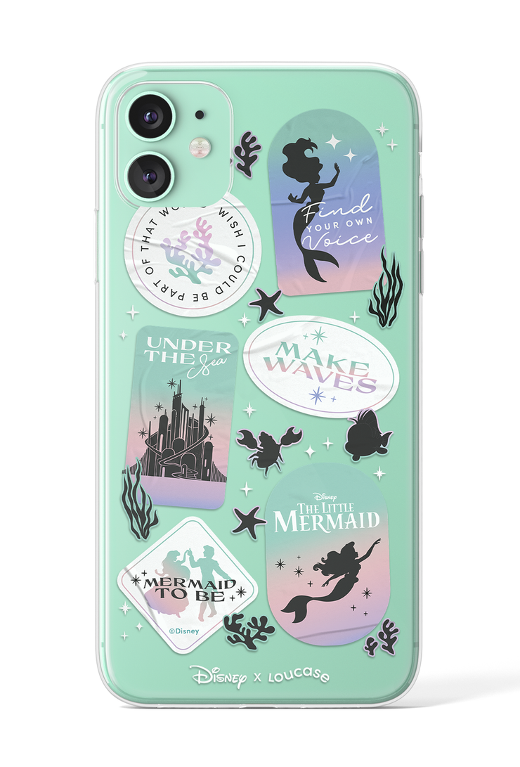 Follow Your Voice - KLEARLUX™ Disney x Loucase The Little Mermaid Collection Phone Case | LOUCASE