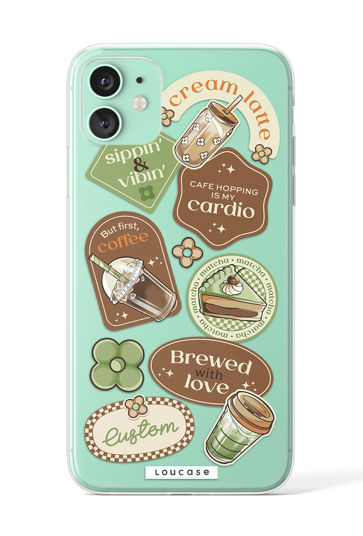 Freshly Brewed - KLEARLUX™ Special Edition Café Soireé Collection Phone Case | LOUCASE