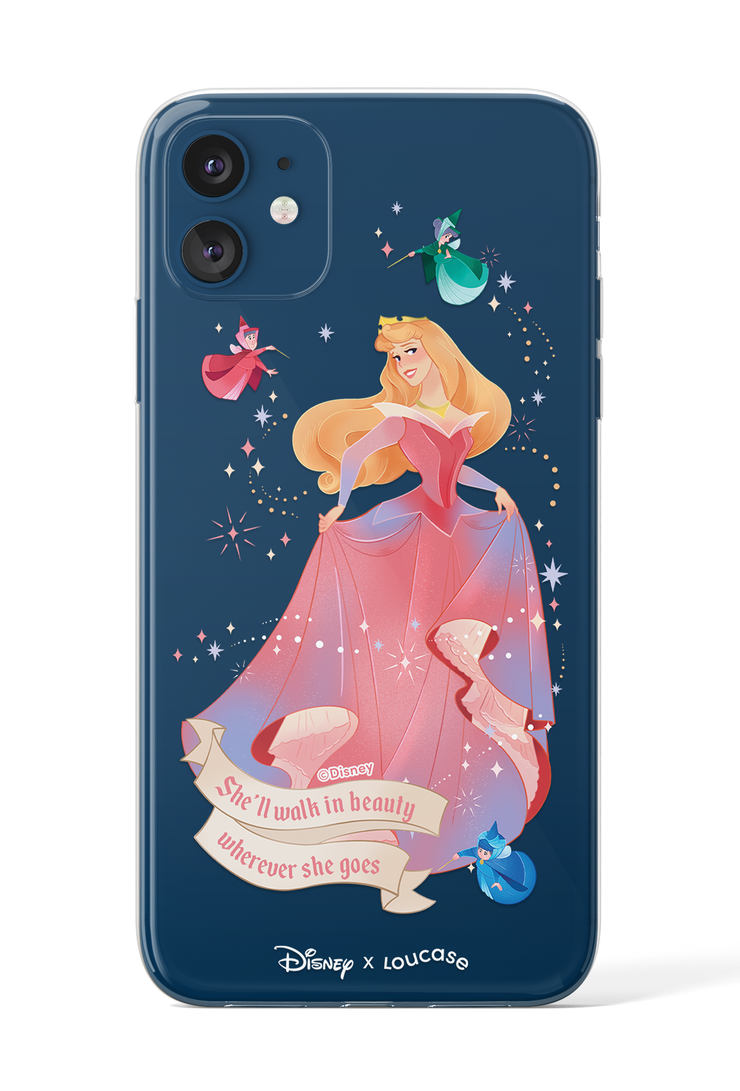 Graceful Princess - KLEARLUX™ Disney x Loucase Sleeping Beauty Collection Phone Case | LOUCASE