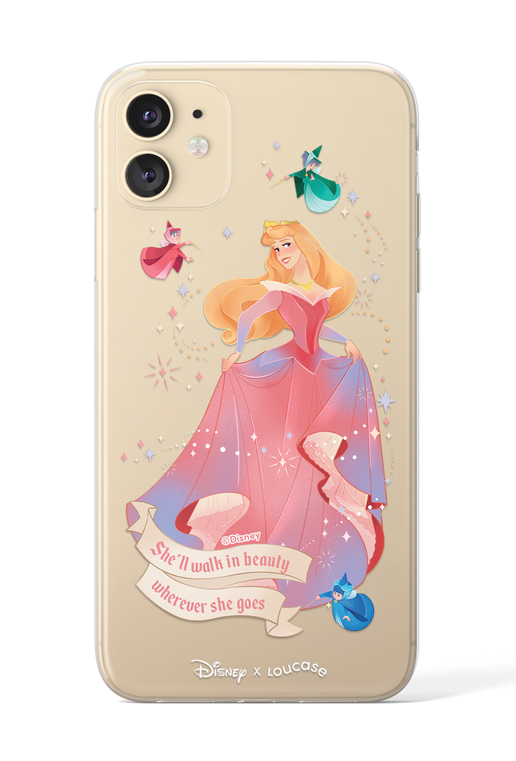 Graceful Princess - KLEARLUX™ Disney x Loucase Sleeping Beauty Collection Phone Case | LOUCASE