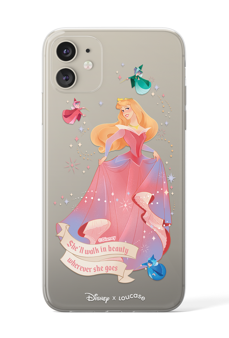 Graceful Princess - KLEARLUX™ Disney x Loucase Sleeping Beauty Collection Phone Case | LOUCASE