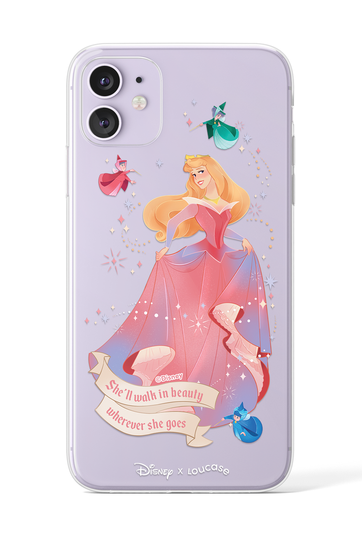 Graceful Princess - KLEARLUX™ Disney x Loucase Sleeping Beauty Collection Phone Case | LOUCASE