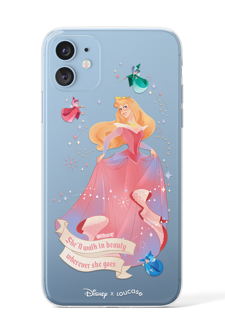 Graceful Princess - KLEARLUX™ Disney x Loucase Sleeping Beauty Collection Phone Case | LOUCASE