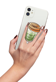 Green Sip - GRIPUP™ Special Edition Café Soireé Collection Phone Grip | LOUCASE