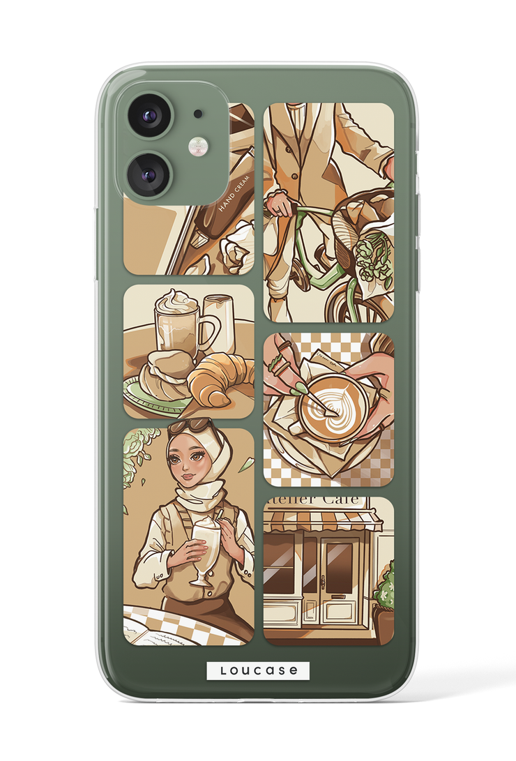 Hazel Latte - KLEARLUX™ Special Edition Café Soireé Collection Phone Case | LOUCASE