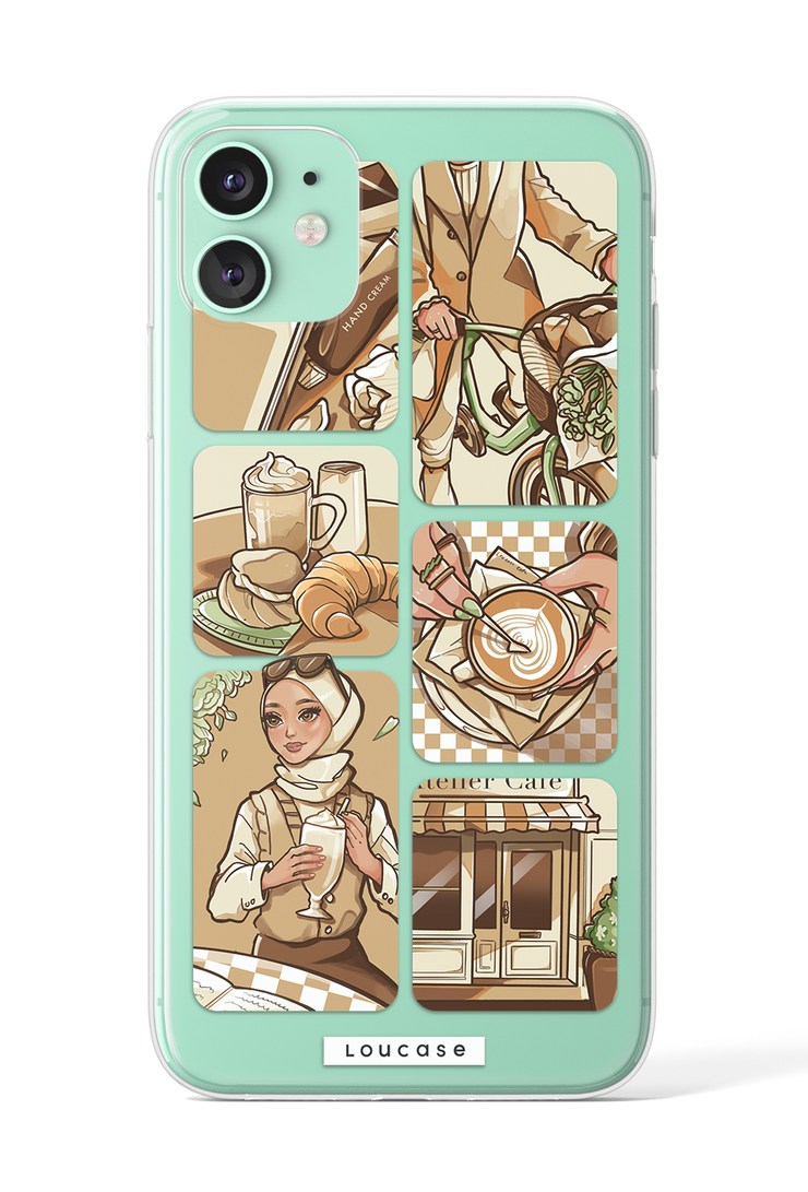 Hazel Latte - KLEARLUX™ Special Edition Café Soireé Collection Phone Case | LOUCASE