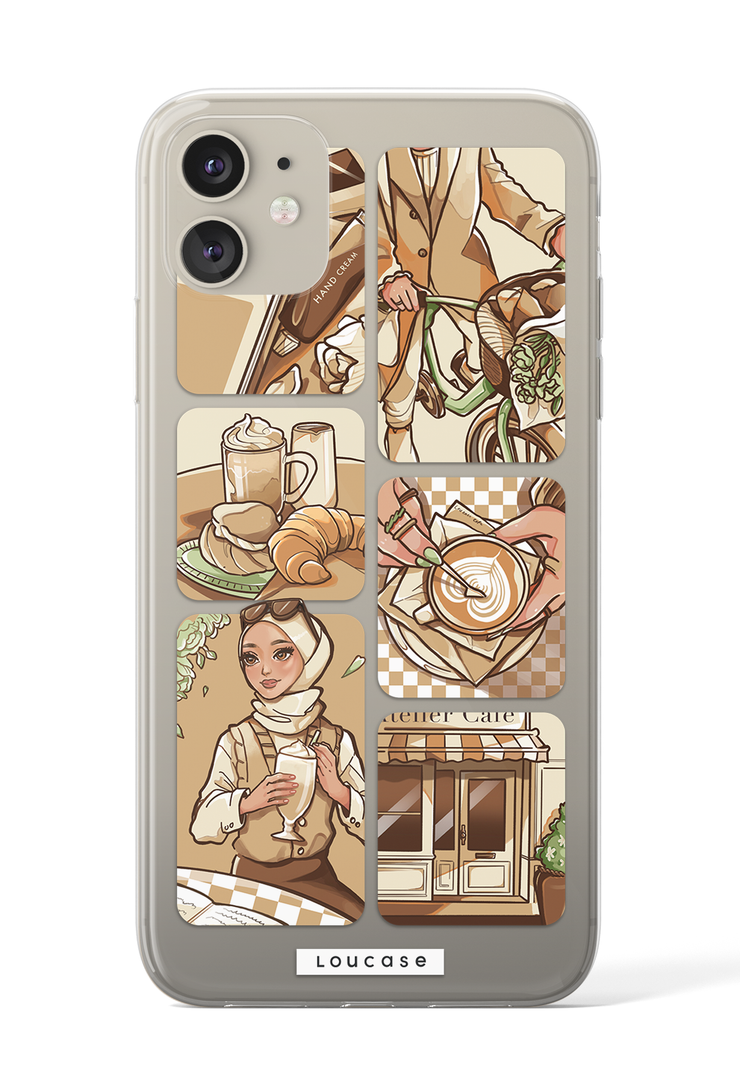 Hazel Latte - KLEARLUX™ Special Edition Café Soireé Collection Phone Case | LOUCASE