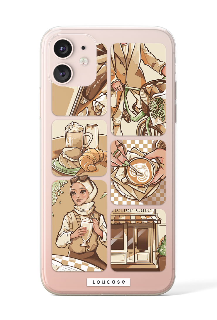 Hazel Latte - KLEARLUX™ Special Edition Café Soireé Collection Phone Case | LOUCASE