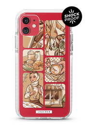 Hazel Latte - PROTECH™ Special Edition Café Soireé Collection Phone Case | LOUCASE