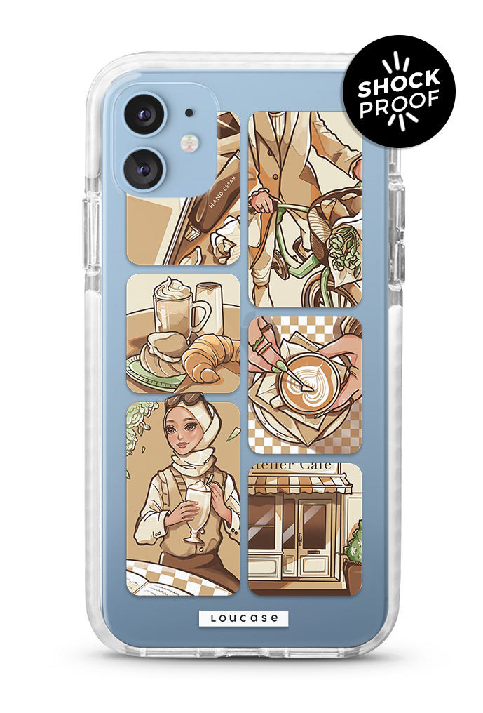 Hazel Latte - PROTECH™ Special Edition Café Soireé Collection Phone Case | LOUCASE