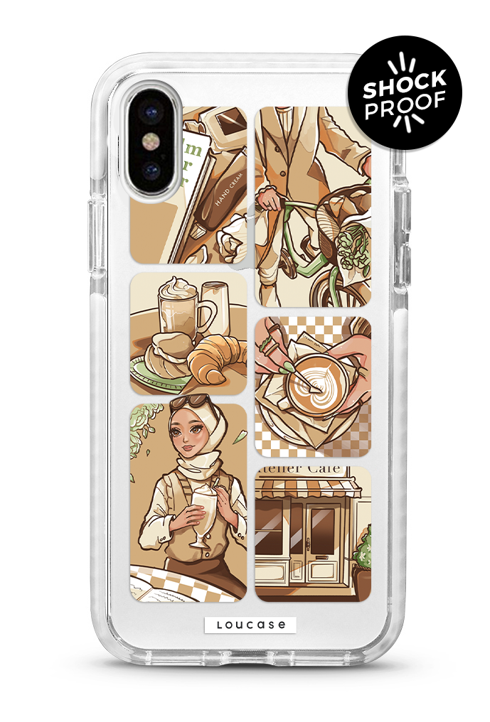 Hazel Latte - PROTECH™ Special Edition Café Soireé Collection Phone Case | LOUCASE