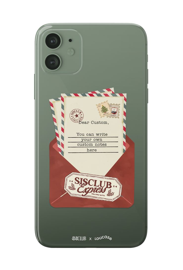 Holiday Note - KLEARLUX™ Limited Edition Sis Club x Loucase Phone Case | LOUCASE