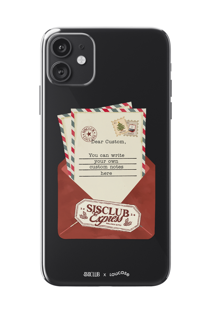 Holiday Note - KLEARLUX™ Limited Edition Sis Club x Loucase Phone Case | LOUCASE