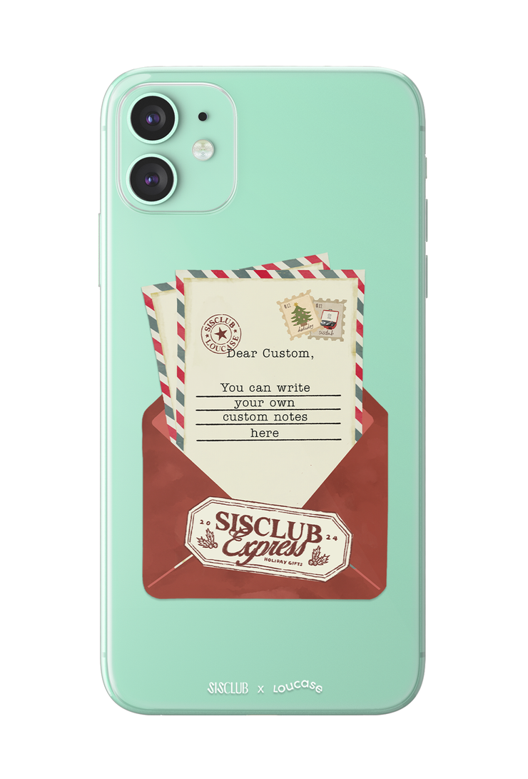 Holiday Note - KLEARLUX™ Limited Edition Sis Club x Loucase Phone Case | LOUCASE