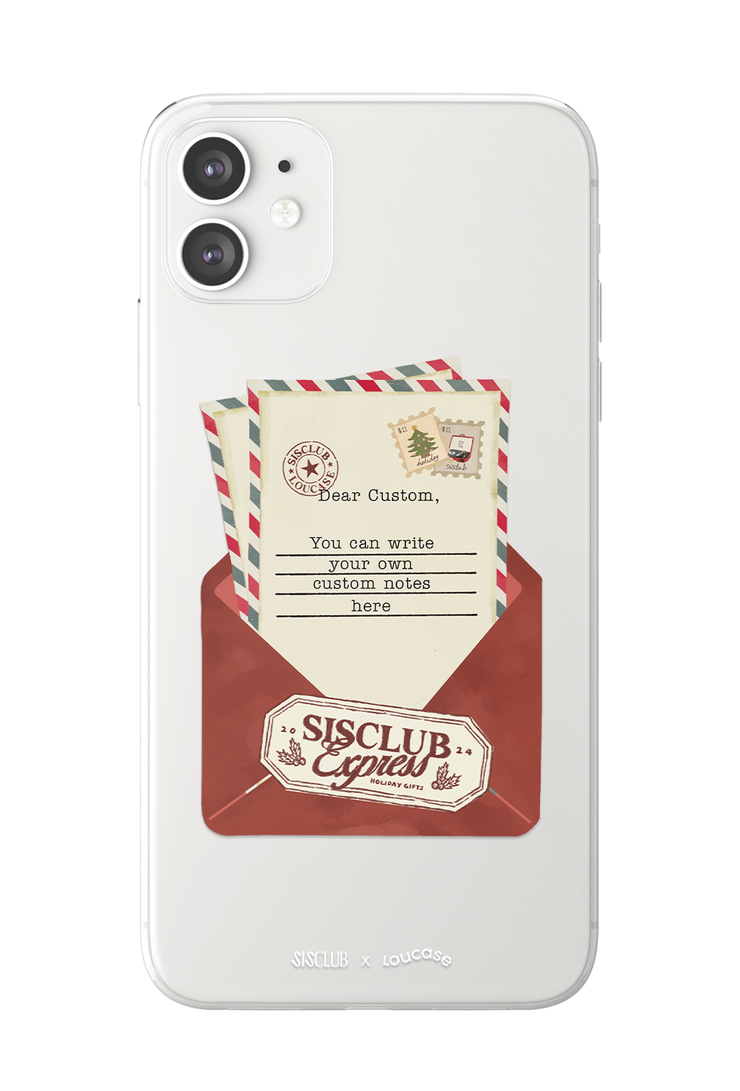 Holiday Note - KLEARLUX™ Limited Edition Sis Club x Loucase Phone Case | LOUCASE