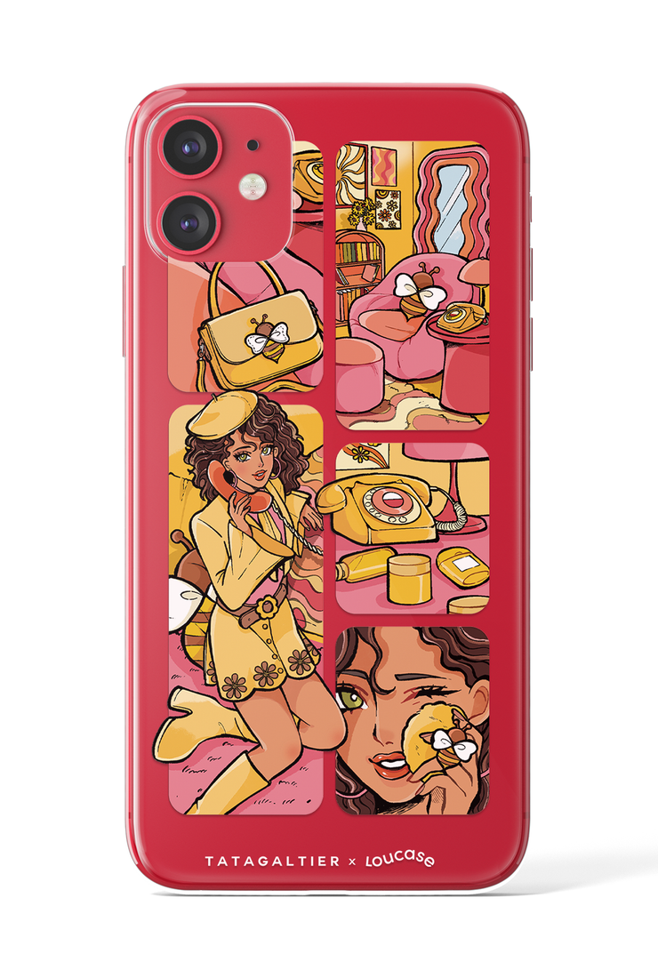 Honey Bee - KLEARLUX™ Limited Edition Tatagaltier x Loucase Phone Case | LOUCASE