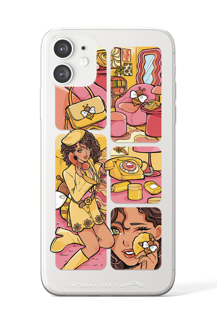 Honey Bee - KLEARLUX™ Limited Edition Tatagaltier x Loucase Phone Case | LOUCASE