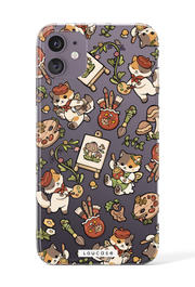 Painter's Kitten - KLEARLUX™ Special Edition Whimsical Collection Phone Case | LOUCASE