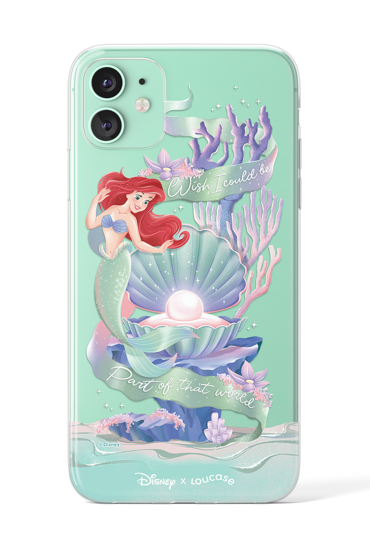 Part Of Your World - KLEARLUX™ Disney x Loucase The Little Mermaid Collection Phone Case | LOUCASE