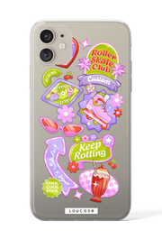 Pastel Spin - KLEARLUX™ Special Edition Roller Collection Phone Case | LOUCASE