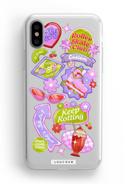 Pastel Spin - KLEARLUX™ Special Edition Roller Collection Phone Case | LOUCASE