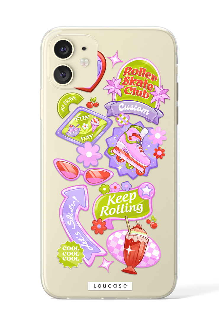 Pastel Spin - KLEARLUX™ Special Edition Roller Collection Phone Case | LOUCASE