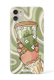 Perfect Matcha - KLEARLUX™ Special Edition Café Soireé Collection Phone Case | LOUCASE