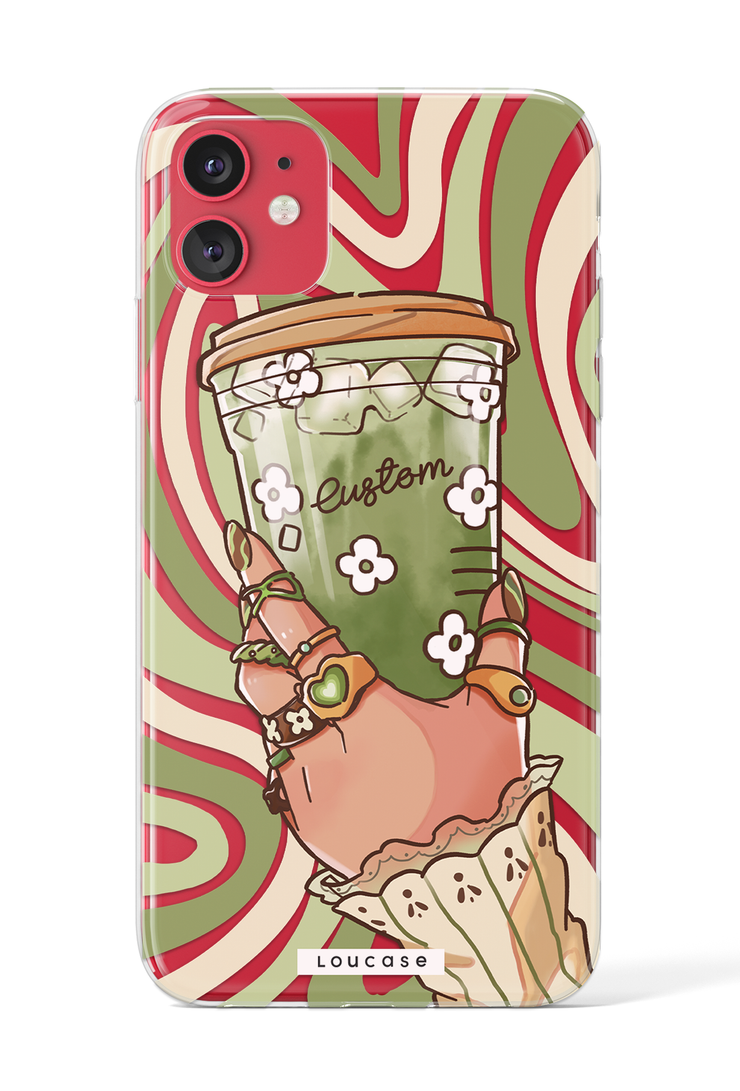 Perfect Matcha - KLEARLUX™ Special Edition Café Soireé Collection Phone Case | LOUCASE