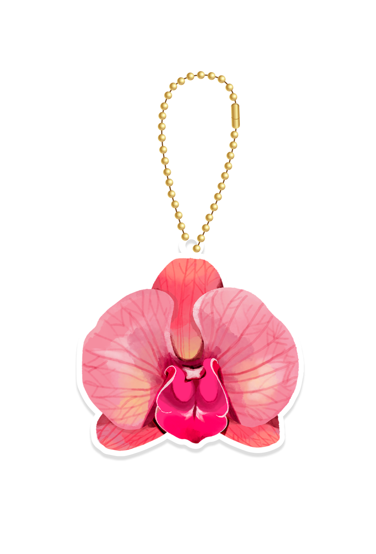 Pink Orchid - CHARMUP™ Special Edition Orkedia Collection Phone Strap | LOUCASE